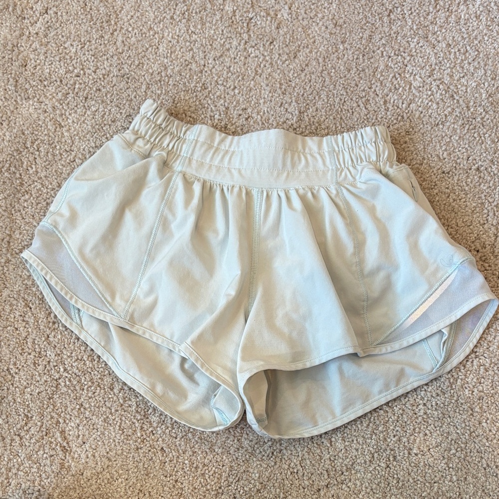 lululemon Hotty Hot Shorts Light Blue